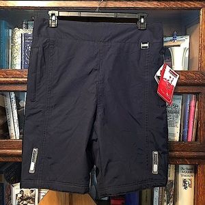 Karbon Ski Shorts Karbonite Navy XL NWT Thermolite Ski Shorts Zip & Velcro
